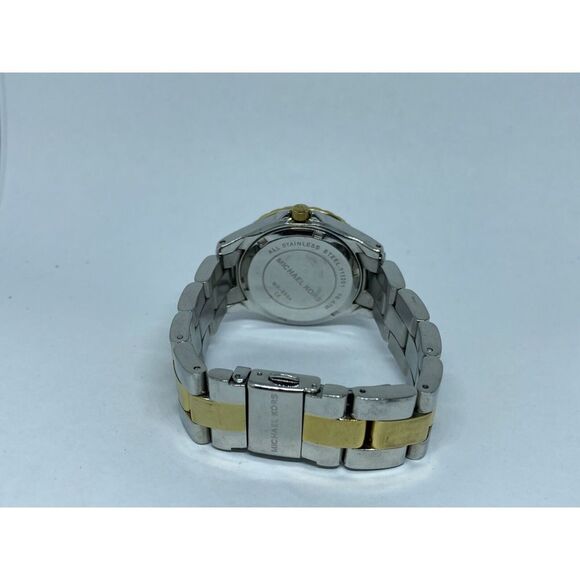 Michael Kors MK5584 Women's Two Tone Bracelet Analog Dial Quartz Watch MP727 - Picture 10 of 12